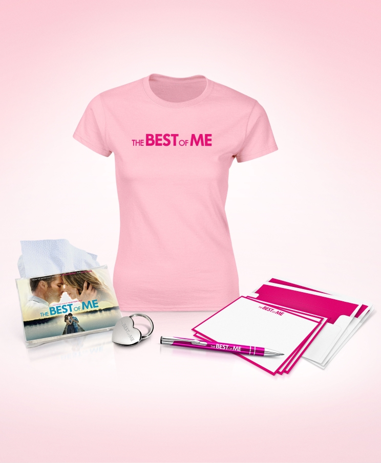 boom competitions - win The Best of Me merchandise