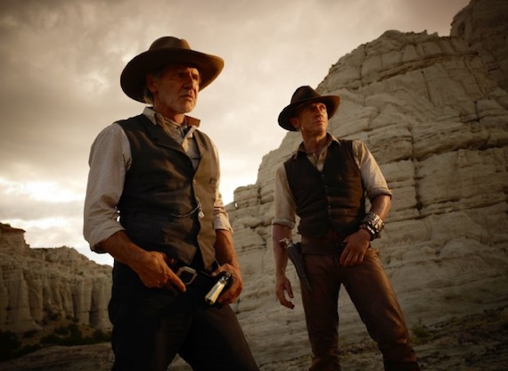 boom reviews - Cowboys and Aliens harrison ford daniel craig