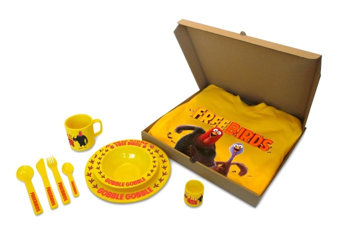 boom competitions - win a set of Free Birds merchandise