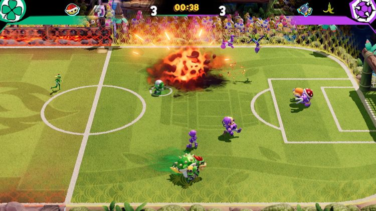 boom reviews Mario Strikers Battle League